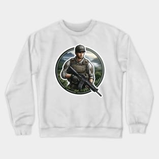 Tactical Man Crewneck Sweatshirt